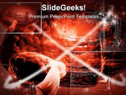 Brain medical powerpoint templates and powerpoint backgrounds 0411