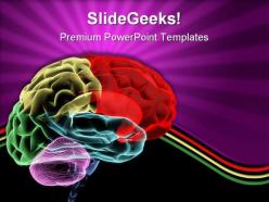 Brain medical powerpoint templates and powerpoint backgrounds 0511