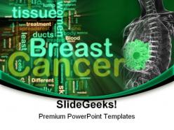 Breast cancer health powerpoint templates and powerpoint backgrounds 0511