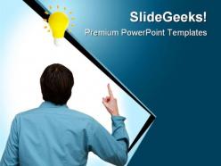 Brilliant idea business powerpoint templates and powerpoint backgrounds 0211