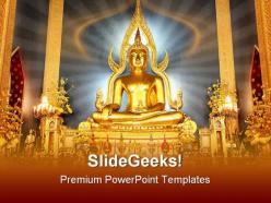 Buddha religion powerpoint templates and powerpoint backgrounds 0411