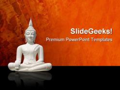 Buddha religion powerpoint templates and powerpoint backgrounds 0511