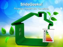 Building energy performance real estate powerpoint templates and powerpoint backgrounds 0411
