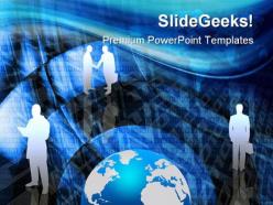 Business abstract global powerpoint templates and powerpoint backgrounds 0211