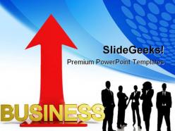 Business arrow success powerpoint templates and powerpoint backgrounds 0311