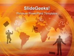 Business background global powerpoint templates and powerpoint backgrounds 0611