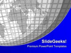 Business background globe powerpoint backgrounds and templates 0111