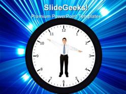 Business clock01 people powerpoint templates and powerpoint backgrounds 0211
