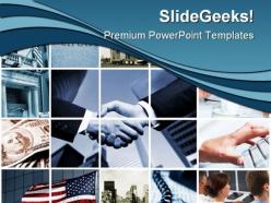 Business concept handshake powerpoint templates and powerpoint backgrounds 0311
