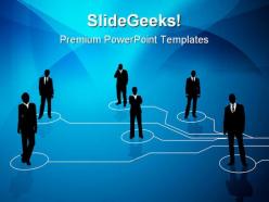 Business connections communication powerpoint templates and powerpoint backgrounds 0511
