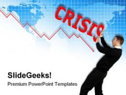 Business crisis global powerpoint templates and powerpoint backgrounds 0611