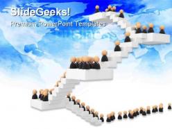 Business crowd success powerpoint templates and powerpoint backgrounds 0511