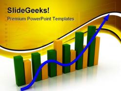 Business graph arrow symbol powerpoint templates and powerpoint backgrounds 0511