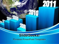 Business growth2011 concept globe powerpoint templates and powerpoint backgrounds 0211