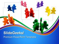 Business Networking Communication PowerPoint Templates And PowerPoint Backgrounds 0811