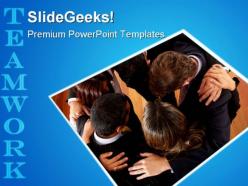 Business office teamwork success powerpoint templates and powerpoint backgrounds 0511