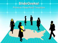 Business people americana powerpoint templates and powerpoint backgrounds 0611