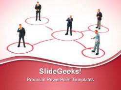 Business people communication powerpoint templates and powerpoint backgrounds 0811