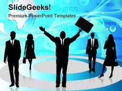 Business people global powerpoint templates and powerpoint backgrounds 0611