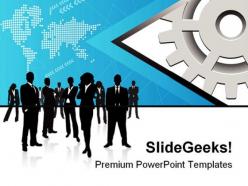 Business people global powerpoint templates and powerpoint backgrounds 0811