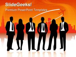Business people travel powerpoint templates and powerpoint backgrounds 0411