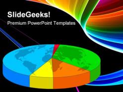 Business pie chart abstract powerpoint templates and powerpoint backgrounds 0711