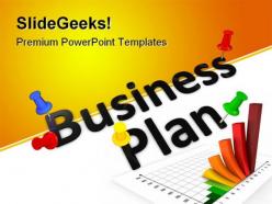 Business plan success powerpoint backgrounds and templates 0111