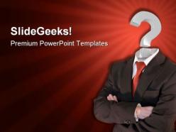 Business questions01 metaphor powerpoint templates and powerpoint backgrounds 0511