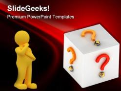 Business questions symbol powerpoint templates and powerpoint backgrounds 0511