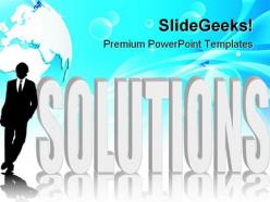 Business solutions global powerpoint templates and powerpoint backgrounds 0711