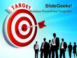 Business target success powerpoint templates and powerpoint backgrounds 0911