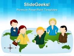 Business team global powerpoint templates and powerpoint backgrounds 0711