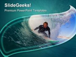 California surfer holidays powerpoint templates and powerpoint backgrounds 0511