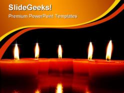 Candles01 festival powerpoint templates and powerpoint backgrounds 0411