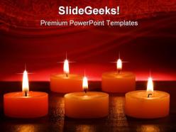 Candles festival powerpoint templates and powerpoint backgrounds 0511