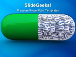 Capsule pill medical powerpoint backgrounds and templates 0111