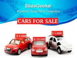Cars for sale marketing powerpoint templates and powerpoint backgrounds 0511