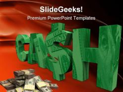 Cash money powerpoint templates and powerpoint backgrounds 0511