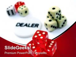 Casino game finance powerpoint templates and powerpoint backgrounds 0211