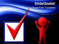 Check box symbol powerpoint templates and powerpoint backgrounds 0411