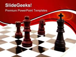 Check mate game powerpoint templates and powerpoint backgrounds 0211