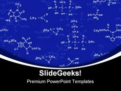 Chemical formulas science powerpoint templates and powerpoint backgrounds 0811