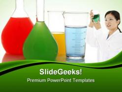 Chemical glasswares science powerpoint templates and powerpoint backgrounds 0511