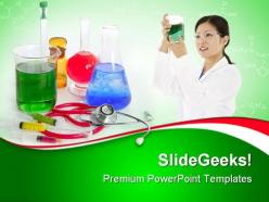 Chemical research laboratory medical powerpoint templates and powerpoint backgrounds 0611