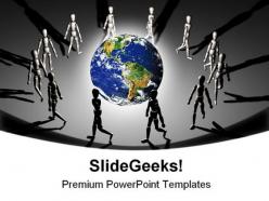 Circle of people globe powerpoint templates and powerpoint backgrounds 0311