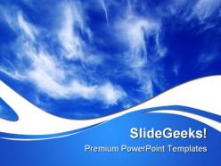 Clouds nature powerpoint templates and powerpoint backgrounds 0811