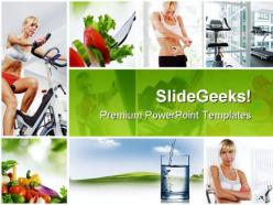 Collage health powerpoint templates and powerpoint backgrounds 0511