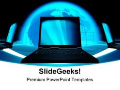 Communication concept computer powerpoint templates and powerpoint backgrounds 0411