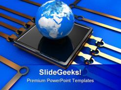 Communication Technology Global PowerPoint Templates And PowerPoint Backgrounds 0411