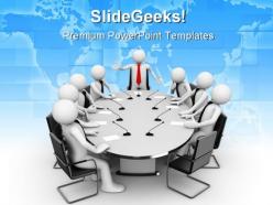 Conference room business powerpoint templates and powerpoint backgrounds 0511